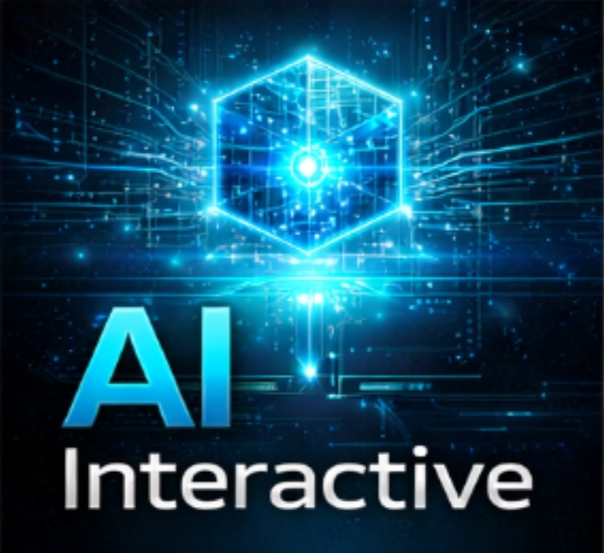 AI Interactive technology badge